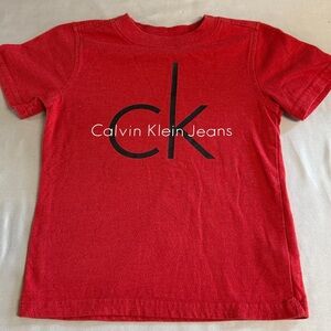 Calvin Klein - Red Tee with Black Logo